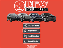 Tablet Screenshot of dfwtaxilimo.com